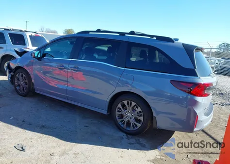 2025 Honda Odyssey Touring from USA, damaged, VIN 5FNRL6H80SB062143
